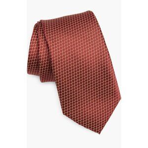 Michael Kors Taylor Neat Tie in Red Ochre NEW WITH TAGS